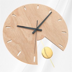 Horloge ronde avec balancier HL2402