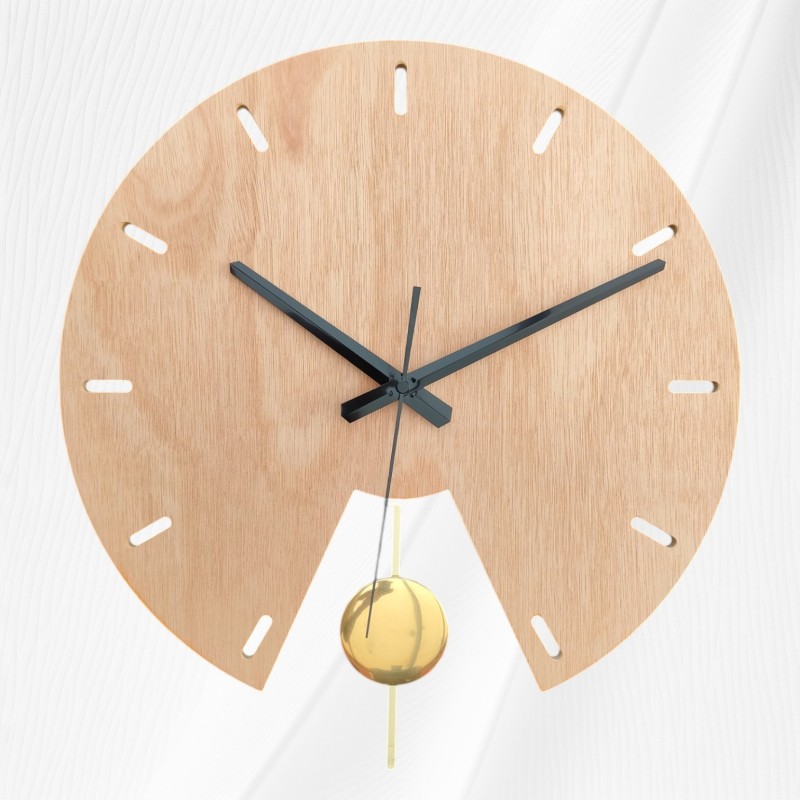 Horloge ronde avec balancier HL2402