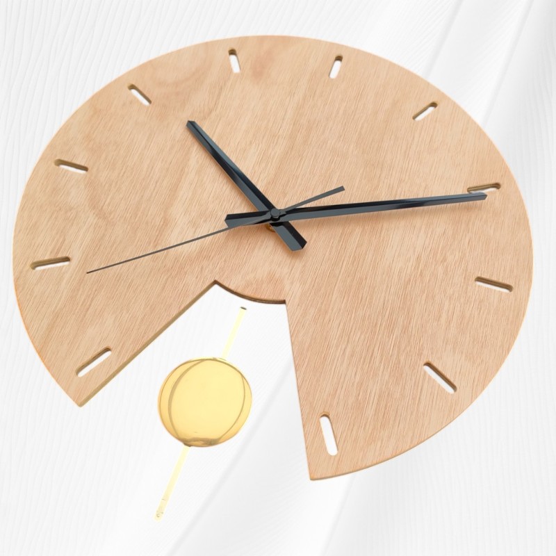 Horloge ronde avec balancier HL2402