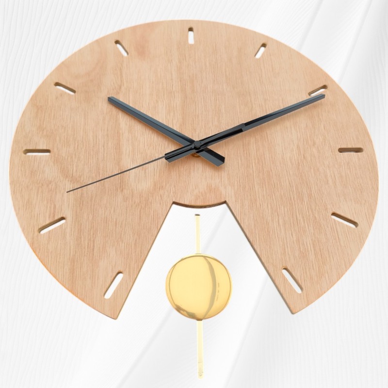 Horloge ronde avec balancier HL2402