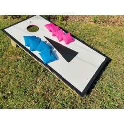 Jeu de Cornhole (1 planche et 8 sacs) JE2504