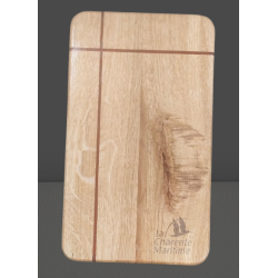 La planche personnalisée "La Charente-Maritime" chêne et padouk - PL2513