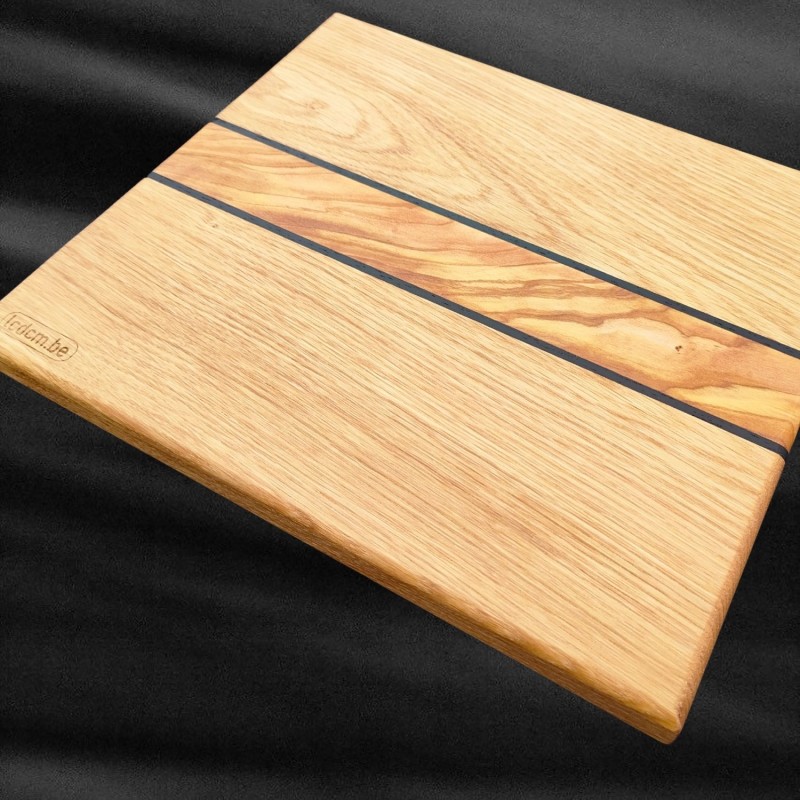 Planche apéro | chêne et bois d'olivier | PL2522