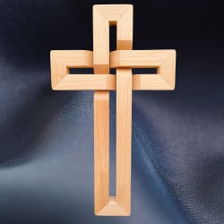 Croix en bois effet 3D - DI2503